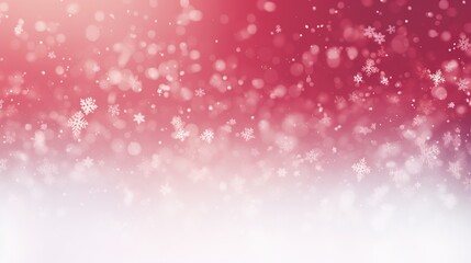 Fototapeta premium red christmas background with snowflakes