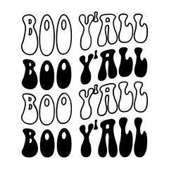 Boo Y'all Svg