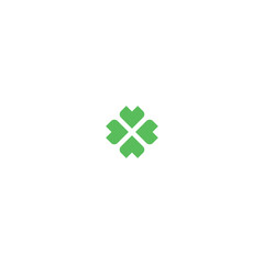 Obraz premium Geometric Clover Vector