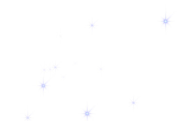 Digital png illustration of stars on transparent background
