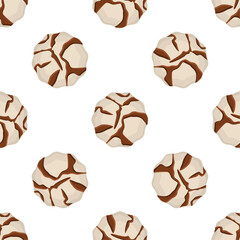 Pattern homemade cookie different taste in pastry biscuit