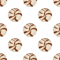 Pattern homemade cookie different taste in pastry biscuit
