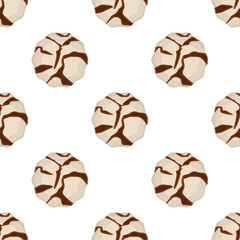 Pattern homemade cookie different taste in pastry biscuit