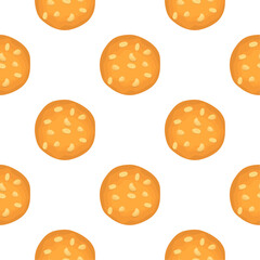 Pattern homemade cookie different taste in pastry biscuit