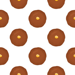Pattern homemade cookie different taste in pastry biscuit