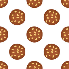 Pattern homemade cookie different taste in pastry biscuit