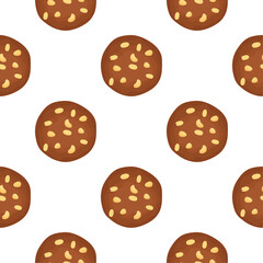 Pattern homemade cookie different taste in pastry biscuit