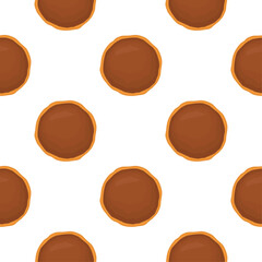 Pattern homemade cookie different taste in pastry biscuit