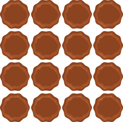 Pattern homemade cookie different taste in pastry biscuit