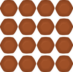 Pattern homemade cookie different taste in pastry biscuit