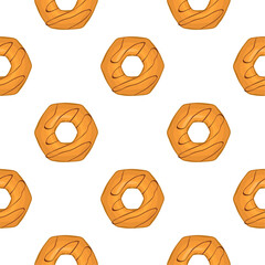 Pattern homemade cookie different taste in pastry biscuit