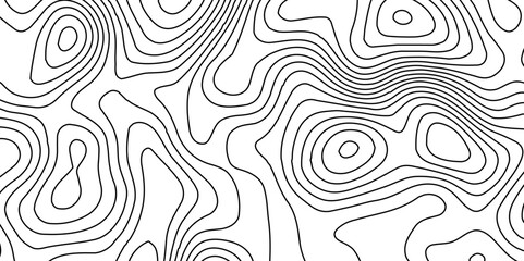 Topographic map background geographic line map with elevation assignments.Modern design with White background with topographic wavy pattern design.paper texture background.