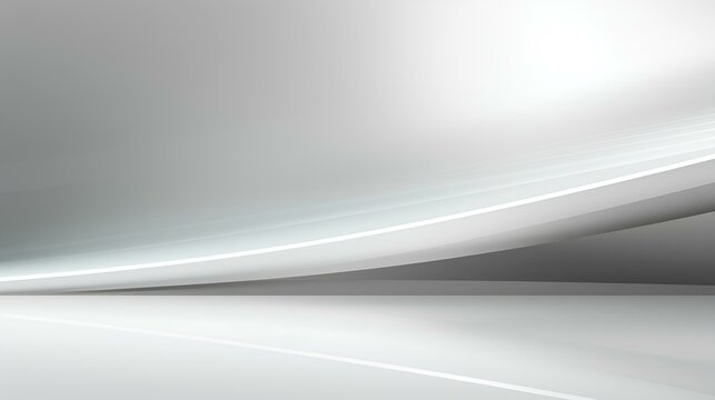 Abstract background fot PPT, Sleek, Light gray, Rectangular, simple design. generative AI