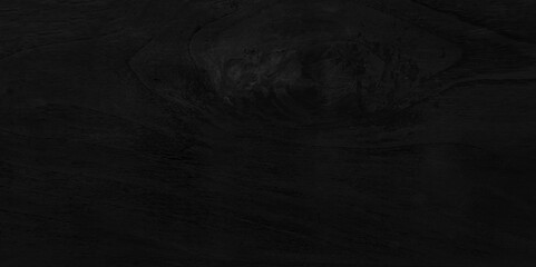 Black wooden background or texture