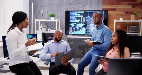 Young Professional Business People Meeting