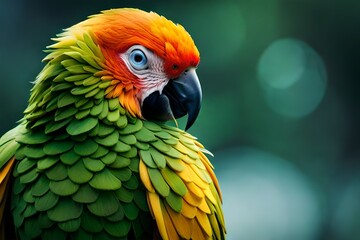 Fototapeta premium blue and yellow macaw