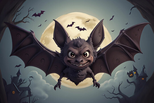 halloween bat illustration