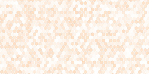 Honeycomb brown pink background. Vector illustration for card