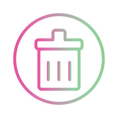 Bin Dust Recycle Icon