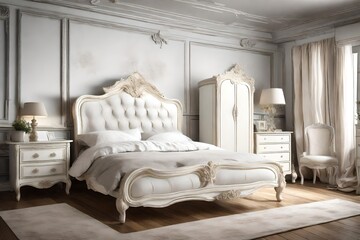 Timeless vintage bedroom furniture for a classic interior