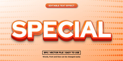 3D style special text effects
