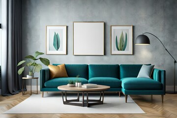 living room with sofa