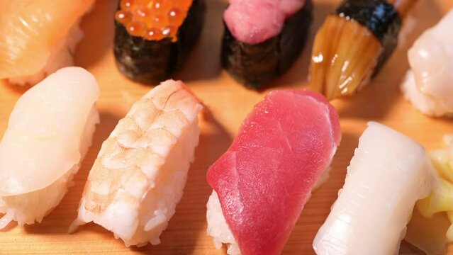 握り寿司　にぎり寿司　寿司ネタ