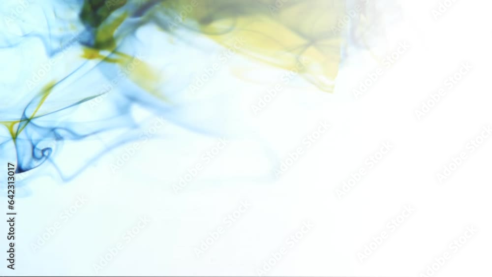 Poster animation multicolored pattern over white background