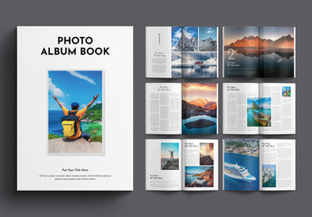Photo Album Book Design Layout