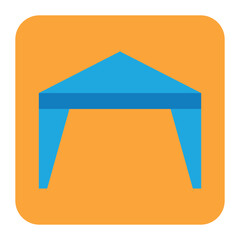 Tent Flat Icon