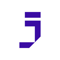 Monogram design vector logo. Monogram initial letter mark J logo design. Monogram design vector logo. Monogram initial letter mark J logo design simple J monogram