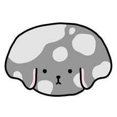 Merle Dog Cartoon illustration