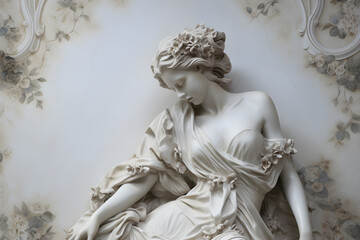 statue of a beautiful woman