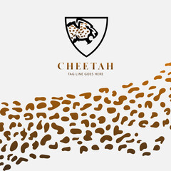 Cheetah logo vector