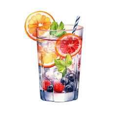 Watercolor Cocktail Art: Where Flavor Meets Canvas