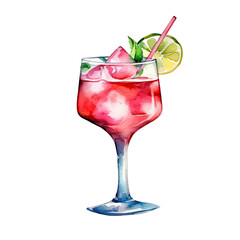 Elevating Mixology: Watercolor Cocktail Creations