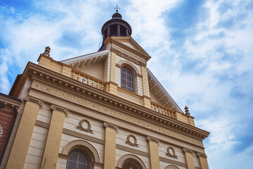 Fototapeta na wymiar Saint Sebastians church in Pecs,Hungary.