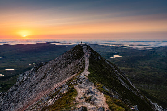 Errigal, tallest Peak in County Donegal, Ireland 