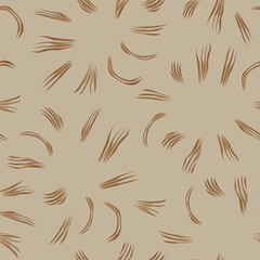 Neutral Colour Abstract Floral Seamless Pattern Design