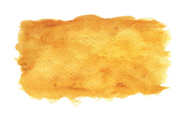 Yellow watercolor background.