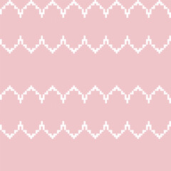 Pastels Chevron Fair Isle Seamless Pattern Design