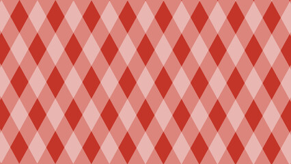 Diagonal white checkered in the red background