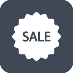sale tag icons in simple square.