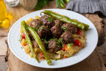 The famous dish of the southeast anatolian region, sogurme kebab
