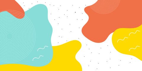 Abstract pop art background with wave pattern. Vector pattern. Color wave template and presentation design