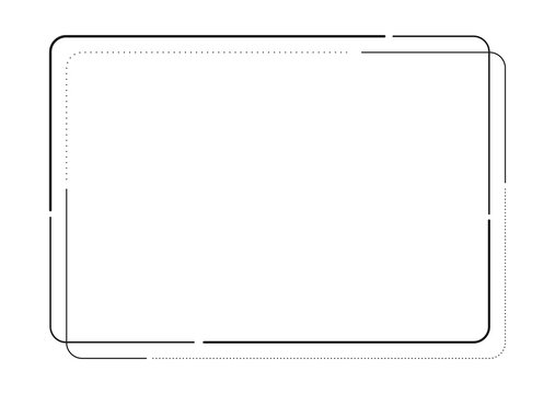 Line Frame Border