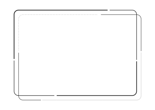line frame border