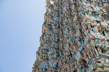 Hindu meenakshi amman temple a historic hindu temple located in Madurai city in Tamil Nadu in India