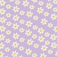 Pastel purple floral background image