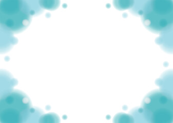 Watercolor polka dots